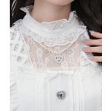 レースアップフリルパールネックレスロングワンピース 量産型 地雷系 | DearMyLove | 詳細画像8