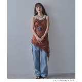 アシンメトリーレースサテンキャミ 韓国 夢展望 bohmal | 夢展望 | 詳細画像7