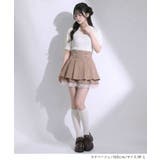ビジューボタンハイウエストタックレースフリルミニスカート【大きいサイズあり】 韓… | 夢展望 | 詳細画像6