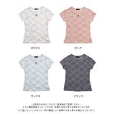 イニシャルチャーム付 タイダイチェック柄 クロップドTシャツカットソートップス | 夢展望 | 詳細画像24 