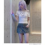 オフショル ハトメディテール ラインストーンロゴ | 夢展望 | 詳細画像4 