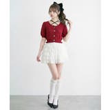 ミルフィーユティアードレースミニスカート 韓国 夢展望 Rose | 夢展望 | 詳細画像7 