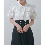 ショルダーフリルボウタイドッキングワンピース 韓国 夢展望 Rose | 夢展望 | 詳細画像8
