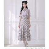 配色パイピングボウタイブラウス 韓国 夢展望 Rose | 夢展望 | 詳細画像6 