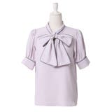 配色パイピングボウタイブラウス 韓国 夢展望 Rose | 夢展望 | 詳細画像24 