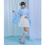 ドットチュールレースフリルマーメイド浴衣3点セット【大きいサイズあり】 韓国 夢… | 夢展望 | 詳細画像30 