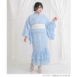 【4L 6L】ドットチュールレースフリルマーメイド浴衣3点セット 韓国 | 夢展望 | 詳細画像10