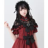 レースアップフリルリボンワンピース 量産型 地雷系 | DearMyLove | 詳細画像4