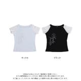 Y2K星レースラグランスリーブ切替ストーンロゴ 半袖Tシャツ 韓国 | 夢展望 | 詳細画像16 
