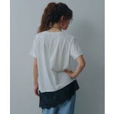 レイヤードレースTシャツ 韓国 夢展望 bohmal | 夢展望 | 詳細画像8 