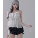 ティアード フリルキャミソール チョーカーリボン付 | 夢展望 | 詳細画像3 