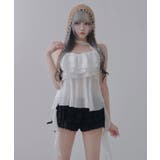 ティアード フリルキャミソール チョーカーリボン付 | 夢展望 | 詳細画像5 