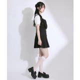 ビッグリボンタックミニジャンスカワンピース【大きいサイズあり】 韓国 夢展望 | 夢展望 | 詳細画像4 