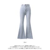 バックリボン ストレッチ フレアデニムパンツ | 夢展望 | 詳細画像32