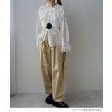 総レースビッグカラーシャツ 韓国 夢展望 bohmal | 夢展望 | 詳細画像3
