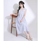 セーラーカラーロングワンピース【大きいサイズあり】 韓国 夢展望 Rose | 夢展望 | 詳細画像7