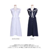 セーラーカラーロングワンピース【大きいサイズあり】 韓国 夢展望 Rose | 夢展望 | 詳細画像22