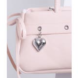 ハートチャーム付きガーリーボストンバッグ 韓国 夢展望 Rose | 夢展望 | 詳細画像12