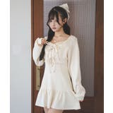 オリジナルハートチャーム付ビッグリボンツイードバレッタ 韓国 夢展望 | 夢展望 | 詳細画像3 