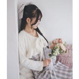 オリジナルハートチャーム付ビッグリボンツイードバレッタ 韓国 夢展望 | 夢展望 | 詳細画像6 