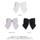 オリジナルハートチャーム付ビッグリボンツイードバレッタ 韓国 夢展望 | 夢展望 | 詳細画像24 
