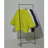 ノーカラー中綿ミドルジャケットブルゾン 韓国 夢展望 bohmal | 夢展望 | 詳細画像2