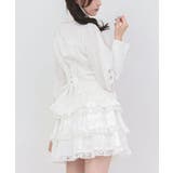 ゴシック風ジャガードボウタイクロスバラレースブラウス 量産型 地雷系 | 夢展望 | 詳細画像13