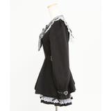 十字架クモレーススタッズベルトセーラーセットアップ 量産型 地雷系 | 夢展望 | 詳細画像7