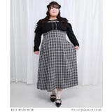 デコルテオープンドッキングワンピース【4L-6L】 韓国 夢展望 Whip | 夢展望 | 詳細画像7