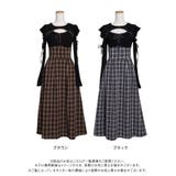 デコルテオープンドッキングワンピース【4L-6L】 韓国 夢展望 Whip | 夢展望 | 詳細画像25