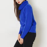 ロイヤルブルー | 通年使えるタートルネック ニット セーター | 夢展望