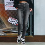 グレー | 美脚デニムストレッチスキニーパンツ 韓国 オルチャン 夢展望 | 夢展望