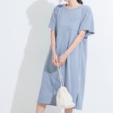 ブルー | 韓国選べる丈胸ポケットTシャツワンピース 韓国ファッション オルチャン 夢展望 | 夢展望