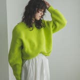 ライム | 変形アーム前後差カラフルダンボールニット 韓国 夢展望 | 夢展望