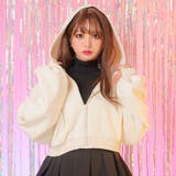 アイボリー | コンパクト丈オーバーサイズ裏起毛パーカー【スウェット】【裏毛】 韓国 夢展望 | 夢展望