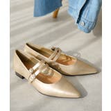 ゴールド | ダブルストラップパンプス 韓国 夢展望 | 夢展望