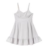 膝上　ブルーグレー | パールスタッズリボンジャンスカ 量産型 地雷系 夢展望 | DearMyLove