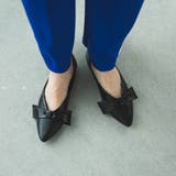 ブラック | ポインテッドトゥリボンパンプス 韓国 夢展望 | 夢展望