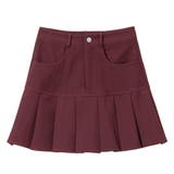 ボルドー | ワイドプリーツミニスカート 量産型 地雷系 夢展望 | DearMyLove