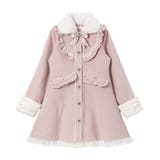 ベビーピンク | レースフリルビジュープリンセスリボンコート 量産型 地雷系 夢展望 | DearMyLove