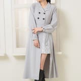 ブルーグレー | レーススリットレイヤードワンピース 韓国 夢展望 | 夢展望