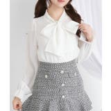 とろみホワイト | シンプルボウタイシャツブラウス #シワになりにくい 量産型 地雷系 夢展望 | DearMyLove