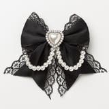 オールブラック | ゆらゆらパールハートビジュー2個セットヘアクリップ 量産型 地雷系 夢展望 | DearMyLove