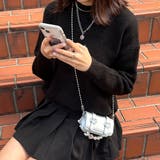 ブラック | もちもちオーバーサイズラウンドカットニット 韓国 夢展望 | 夢展望