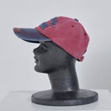 ロゴレッド | ダメージ加工キャップorロゴヴィンテージ加工キャップ 韓国 夢展望 | 夢展望