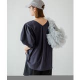 チャコールグレー | バルーン袖トップス&ハーフパンツ/ラッシュガードセット 韓国 夢展望 | 夢展望