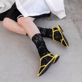ブラック | レースソックス 韓国 夢展望 bohmal(ボマール) | 夢展望