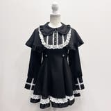 ブラック×ホワイト | ケープヨーク十字架ワンピース 量産型 地雷系 夢展望 | DearMyLove