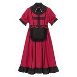 ロング　レッド×ブラック | ナースメイドレースワンピース 量産型 地雷系 夢展望 | DearMyLove