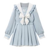 ミニ サックス | ハートレースリボンセーラーワンピース 量産型 地雷系 夢展望 | DearMyLove